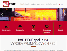 Tablet Screenshot of bvd.cz